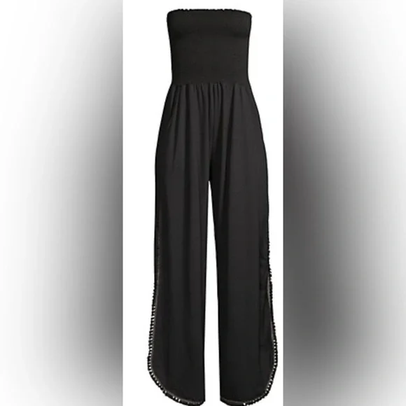 Resort Wear Peixoto Black Iris jumpsuit - Picture 6 of 6